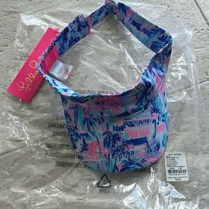 Lilly Pulitzer Pink and Blue Perfect Match Visor